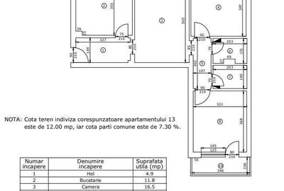 Apartament cu 3 camere semidecomandat, mobilat în Podu Roș - 8