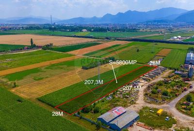 Teren de 5800 mp, în Stupini