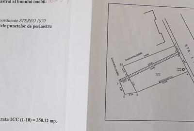 Teren Construcții intravilan de 350 mp, în 1 Mai - 2