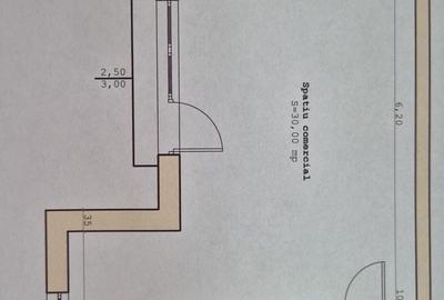 Spațiu comercial, de 30 mp, în Central - 1