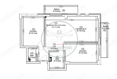 Apartament LUX 3 camere 72mp Marasti Iulius Mall FSEGA bloc NOU - 20