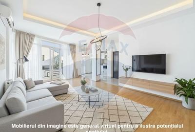 Apartament cu 2 camere decomandat, mobilat în Pipera