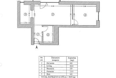Apartament de vanzare 2 camere One Cotroceni Park Apartament de vanzare 2 camere One Cotroceni Park - 12