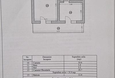 Apartament cu 2 camere în Sud