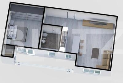 Apartament de 2 camere, 46mp, etaj 2, ansamblu nou, in Apahida!