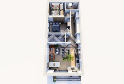 Apartament 3 camere  , 88,7 mp utili , Etaj 1 - 3