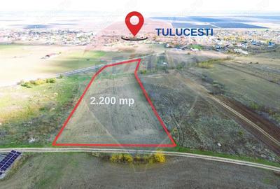 Teren de Vanzare Tulucesti. Potential Logistic, Rezidential 2.200mp - 1