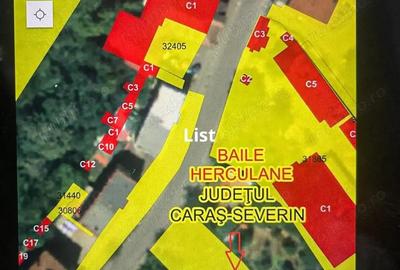 Teren intravilan central Baile Herculane: 841 mp - 3