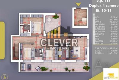 Apartament 4 Camere-Scara Interioara-Metrou Nicolae Teclu - 1