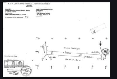 Teren de 2400 mp, în Dimieni