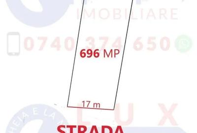 Teren de 696 mp, în Central - 2