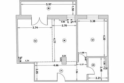 Apartament cu 2 camere decomandat în Parc Zăvoi - 6