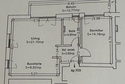 Apartament cu 2 camere decomandat în Dumbrăvița - 8