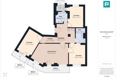 Apartament cu 4 camere decomandat în Ultracentral