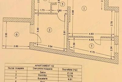 Apartament cu 2 camere decomandat în Tudor Vladimirescu - 2