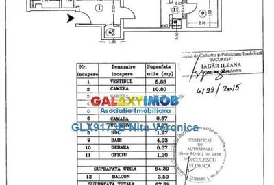 Apartament 3 camere, ideal compartimental - Apusului - 1