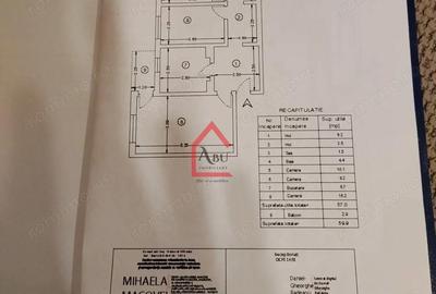 Apartament cu 3 camere decomandat în Canta