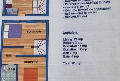 Apartament cu 3 camere decomandat în Central - 8