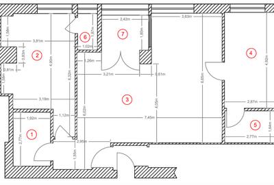 Apartament 3 Camere Mobilat zona Nordului - 8