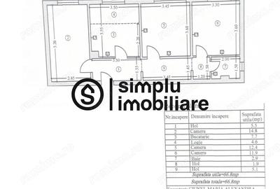 Apartament cu 3 camere decomandat în Craiovița Nouă - 8