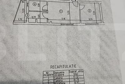 Apartament 2 camere, 41 mp utili + balcon, centrala proprie, bloc 2011 - 10