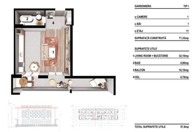 Garsonieră / Piscina / Spatii verzi - 6