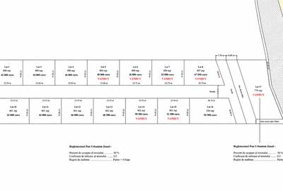 Teren Construcții intravilan de 400 mp, în 23 August - 16