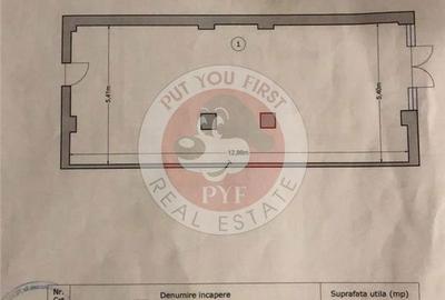 Spațiu comercial, de 69 mp, în Roșu