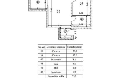 Apartament cu 2 camere semidecomandat în Băneasa - 3