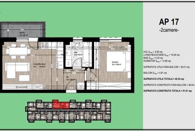 Apartamente 1 si 2 camere Otopeni | str Avram Iancu | Reducere 10% - 7