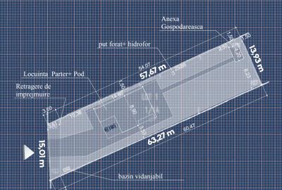 Teren Construcții intravilan de 842 mp, în Căciulați - 2