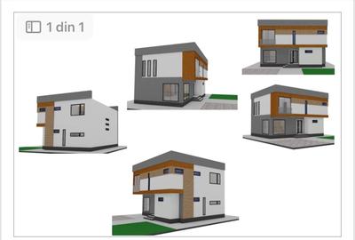 Casă individuală cu 4 camere cu Teren 500 Mp în Cârcea - 1