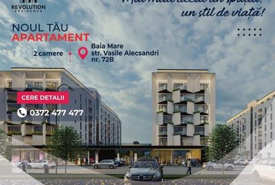 COMISION 0% - Apartamente 2 camere - str.Vasile Alecsandri 72B, Baia Mare