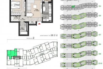 Apartament cu 2 camere decomandat în Dârste - 5