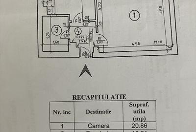 Garsonieră decomandată, mobilată în Nerva Traian - 7
