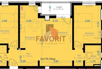 Apartament cu 3 camere decomandat în Aradului - 8