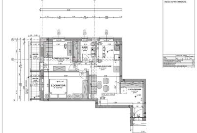 Apartament cu 3 camere decomandat în Vest