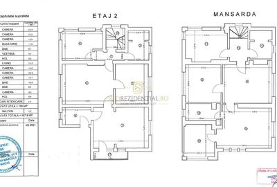 Apartament tip duplex, ideal birouri, 7 camere, Zona Parcul Carol - 8