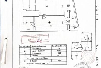 Apartament cu 2 camere semidecomandat în Tei