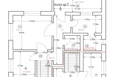 Casă cu 5 camere cu Teren 250 Mp în Independenței - 2