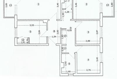 Aviației - apartament spațios cu 4 camere, renovat complet, etaj 3