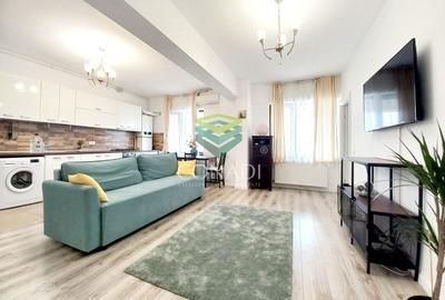 Apartament cu 3 camere semidecomandat, mobilat în Băneasa - 2