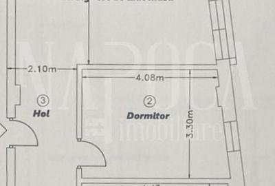 Apartament cu 3 camere semidecomandat în Dâmbul Rotund - 7