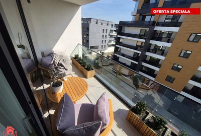 Apartament cu 2 camere semidecomandat, mobilat în Băneasa - 2