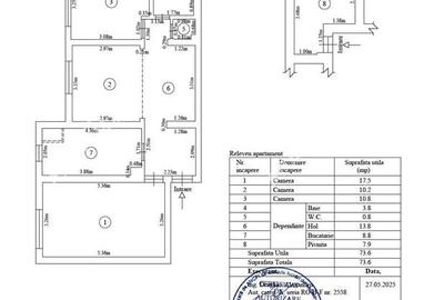 Apartament renovat cu 3 camere 2 bai si pivnita in Sibiu zona Terezian - 7