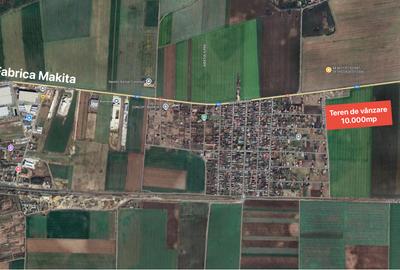 Teren intravilan industrial – 10.000 mp –  Brănești/Islaz