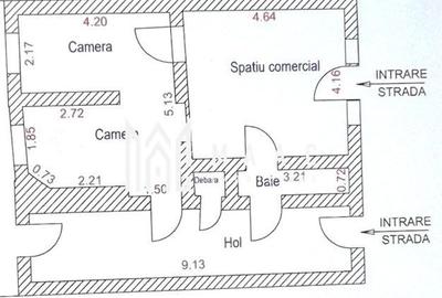 Spatiu comercial I 2 camere I Parter I Bulevardul Victoriei - 1
