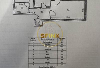 Apartament 3 camere de vanzare Colentina 67 mp - 9