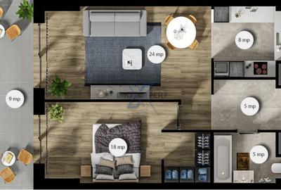 Apartament Premium, Bloc Nou, Terasa, View, Centru! - 3