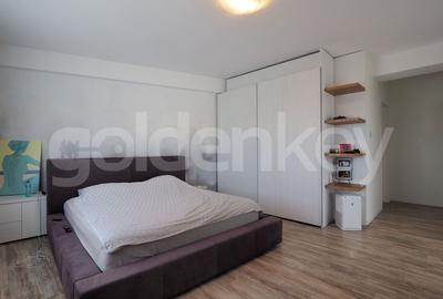 Penthouse cu 4 camere semidecomandat, mobilat în Barbu Văcărescu - 15